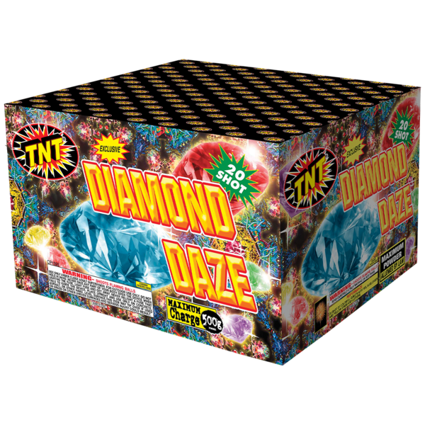 500 Gram Firework Finale Aerials Diamond Daze 