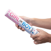 Firework Confetti & Streamers Gender Reveal Pink Confetti Cannon Thumbnail 3