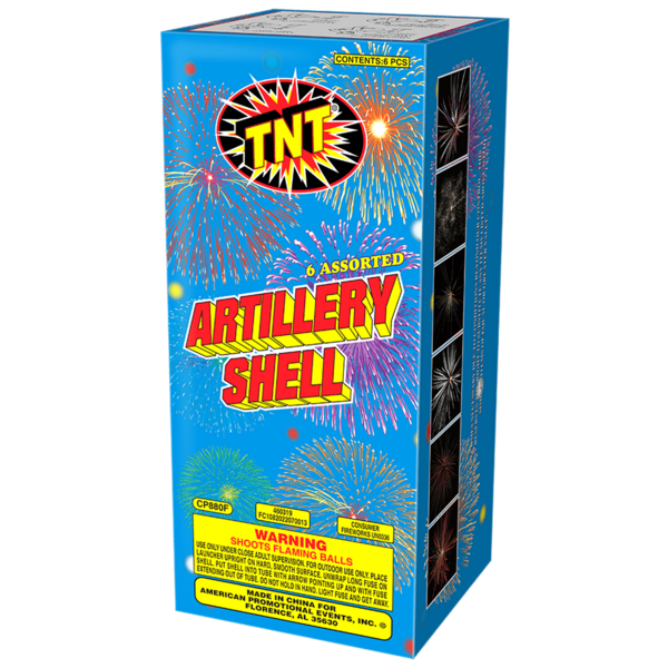 Firework Reloadables Artillery Shell   