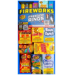 Firework Ground Assortments Freedom Rings