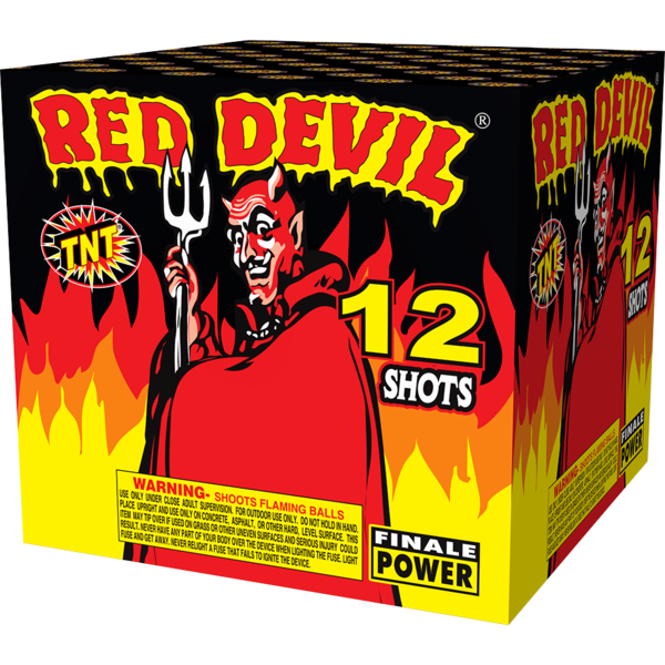 500 Gram Firework Finale Aerials Red Devil® 12 Shot