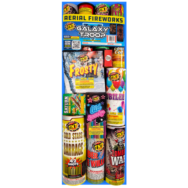 Firework Aerial Assortments Galaxy Troop
