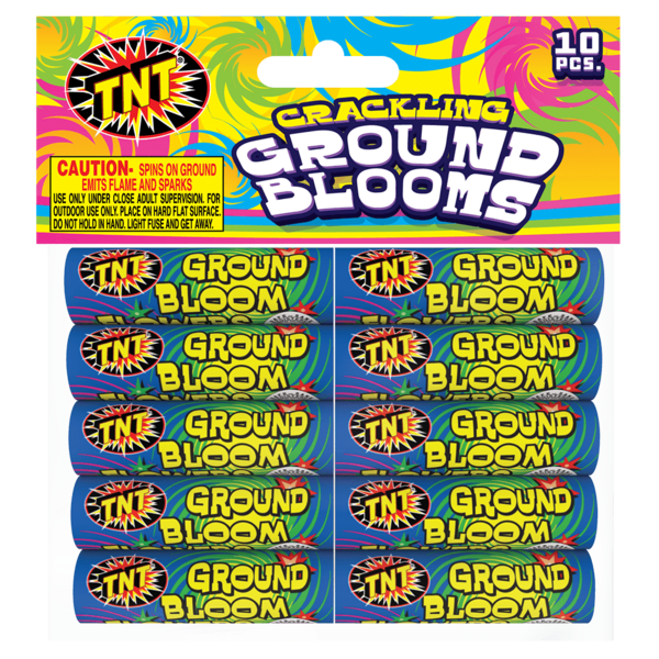 Firework Ground Spinners Crackling Ground Blooms