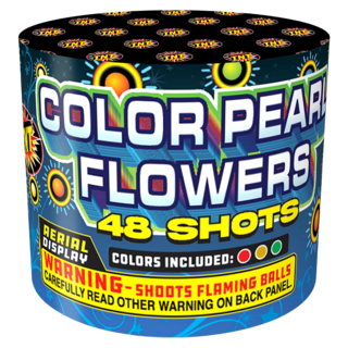 Firework Multi Aerials Color Pearl Flower 48 Shot