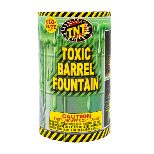 Firework Fountains Toxic Barrel Fountain