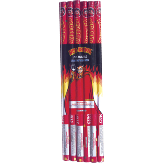 Firework Roman Candles 10 Ball Red Devil® Pk 6