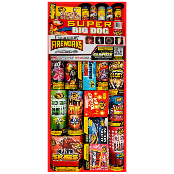 Firework Aerial Assortments Super Big Dog